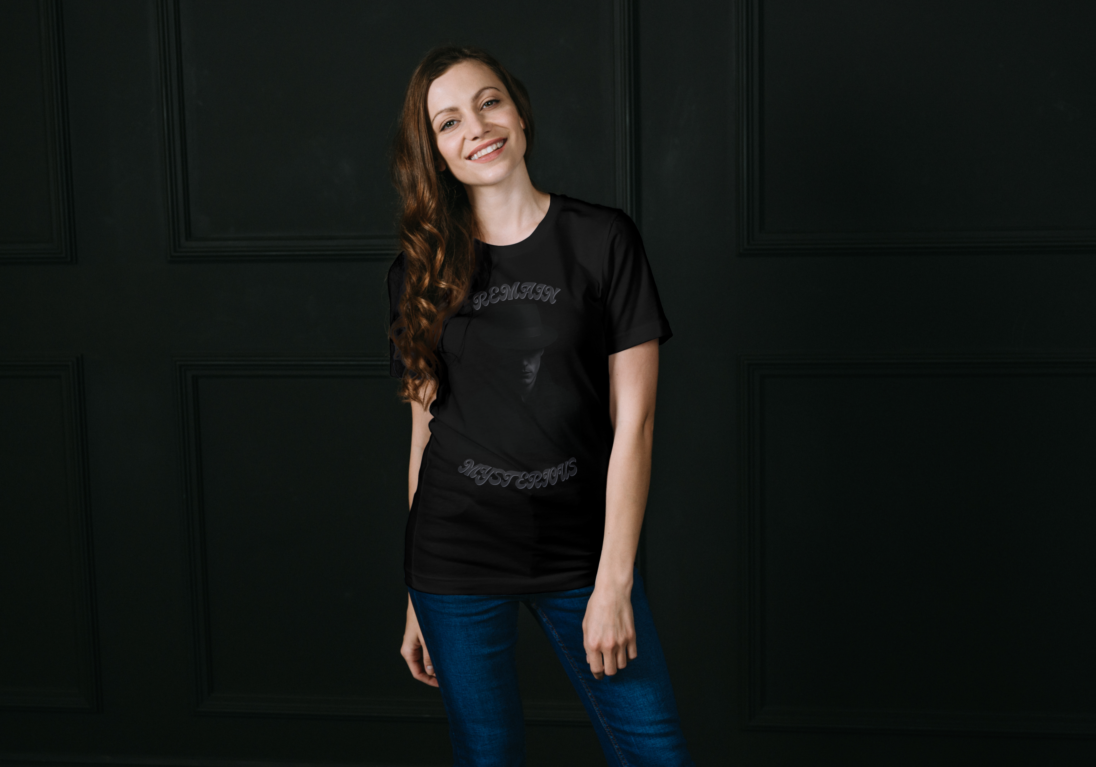 Dark Aesthetic Graphic T-Shirt — 'Sleepwalk' Moody Portrait Tee